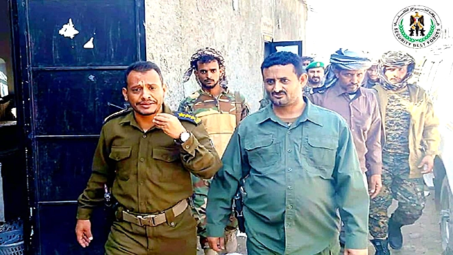 ​قائد حزام يافع يشيد بجهود الأجهزة الأمنية في رصد